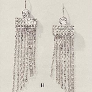 On the Fringe earrings by Swarovski Touchstone Crystal - gorgeous movement!
